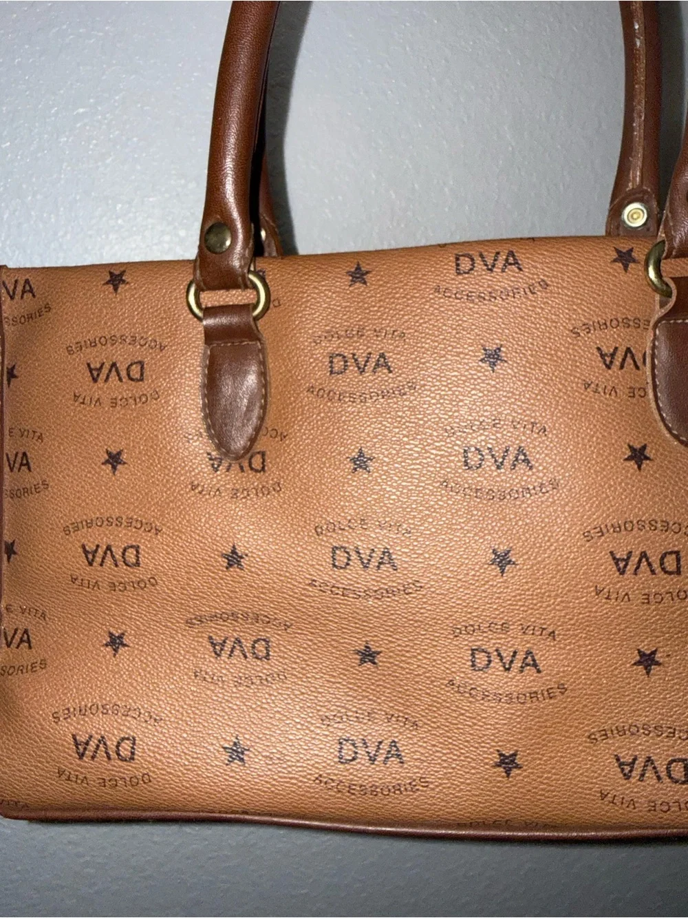 Vintage Jackson Dolce Vita top-handle monogram handbag